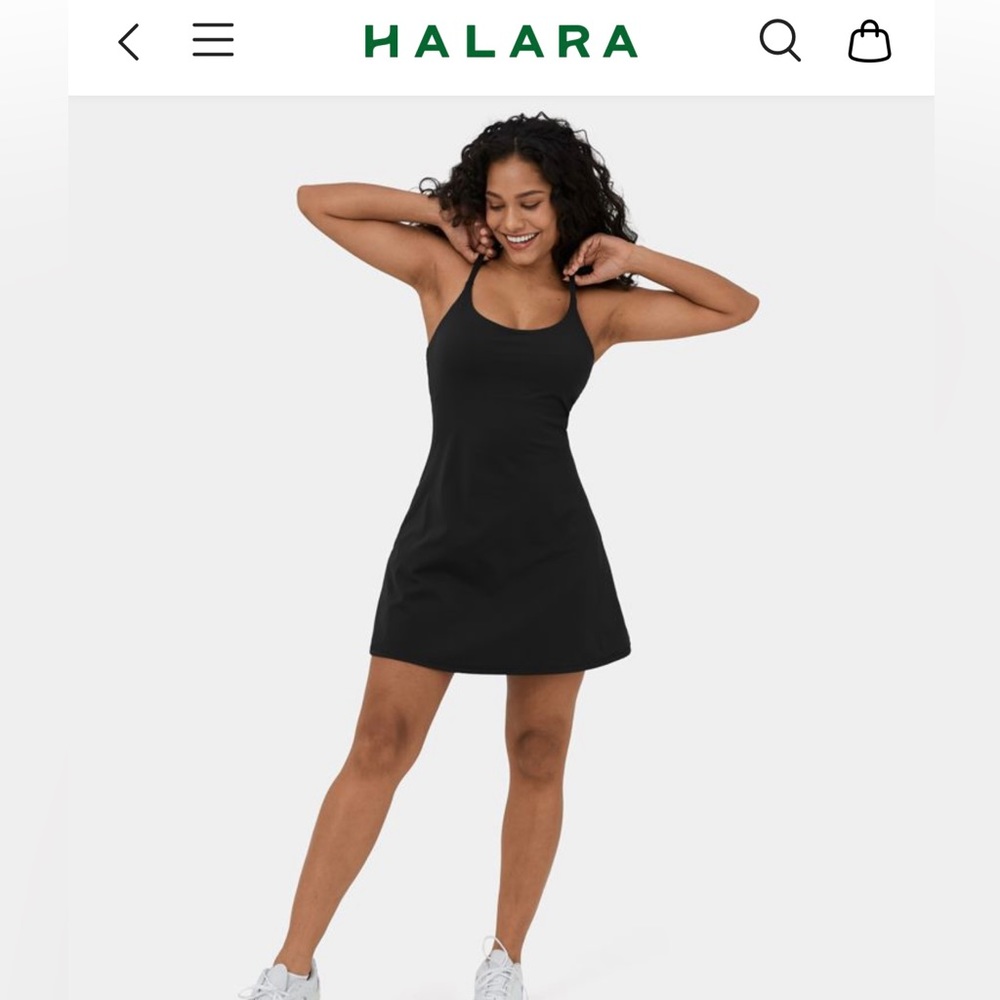 Everyday backless 2-in-1 workout dress